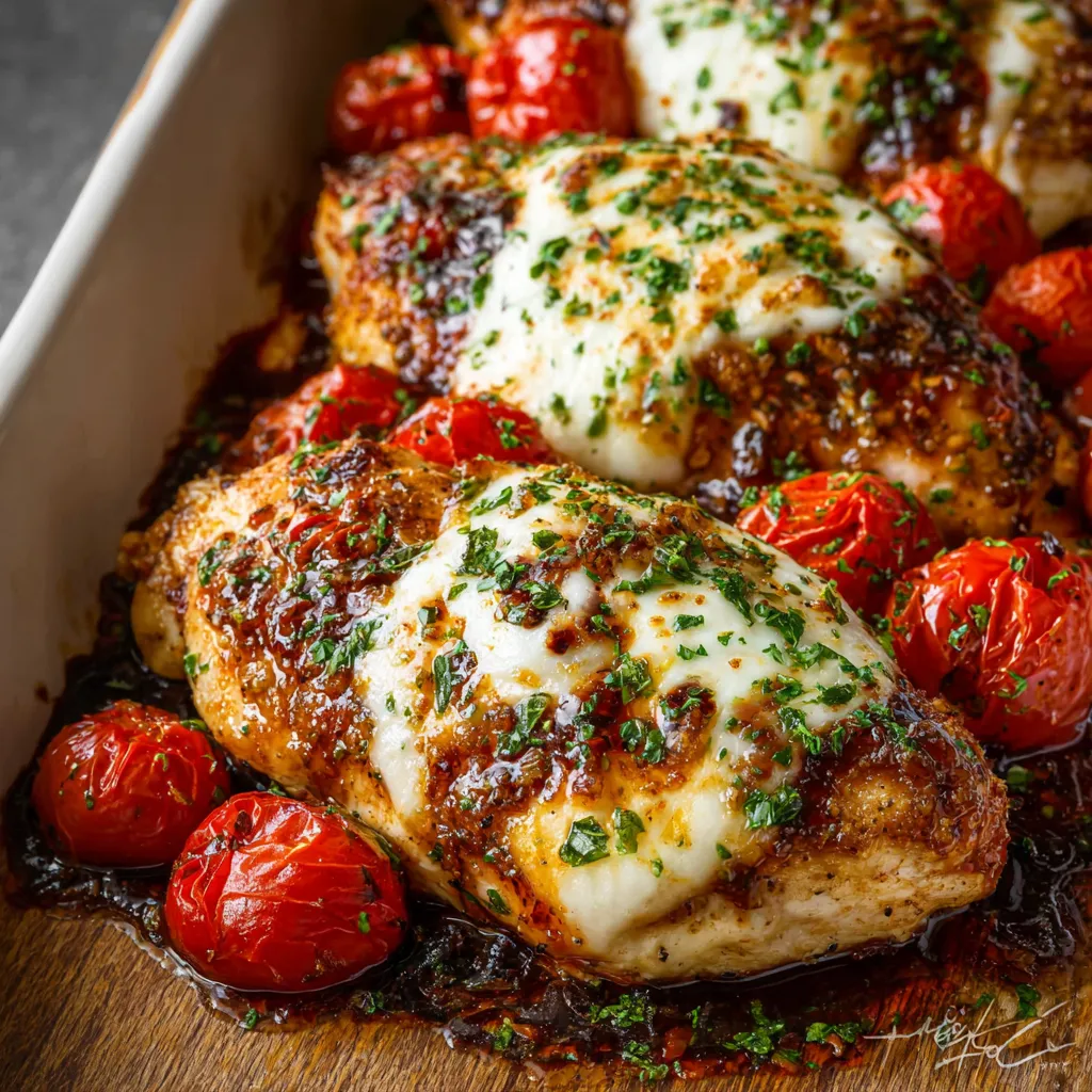 JUICY BALSAMIC CHICKEN BAKE