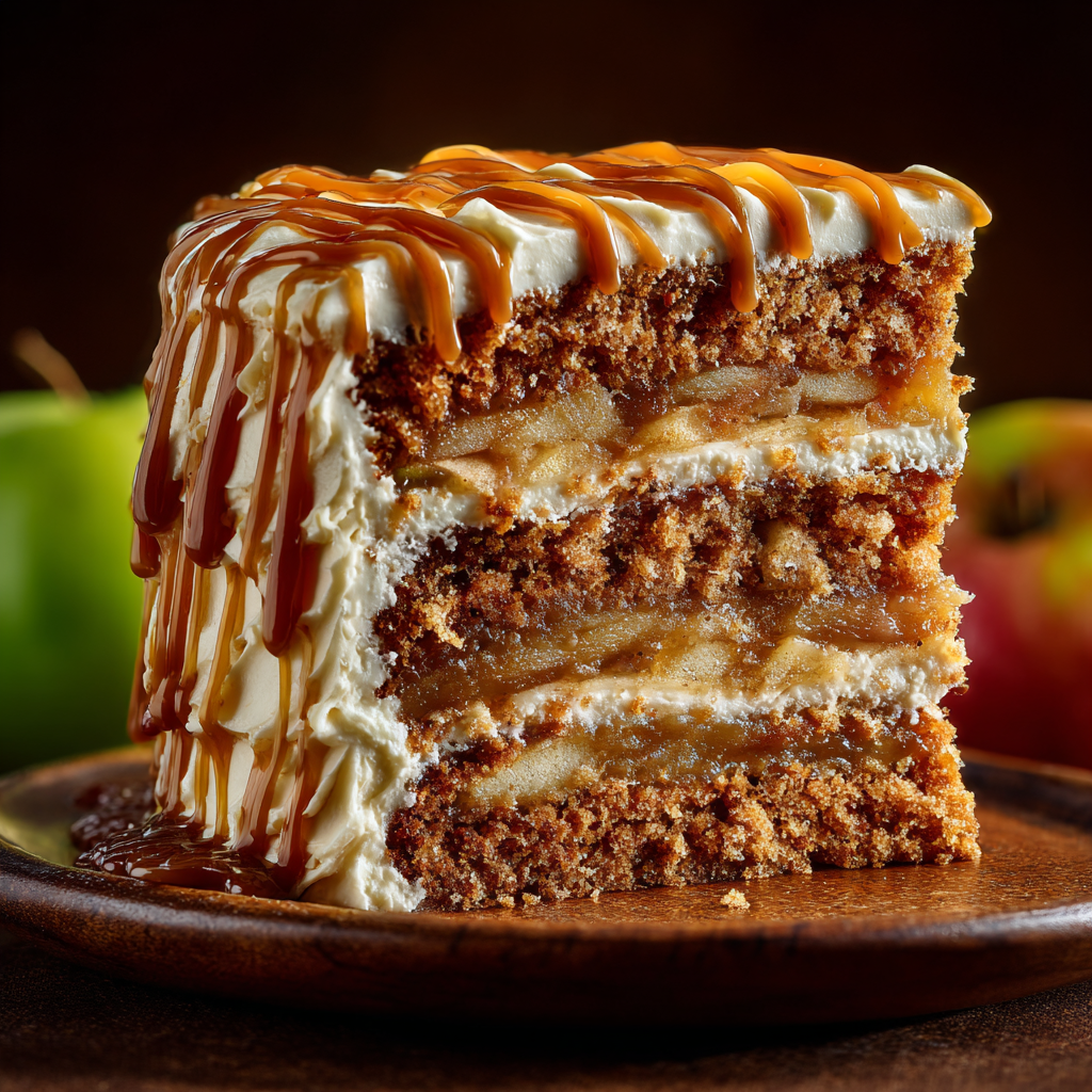 Caramel Apple Spice Cake