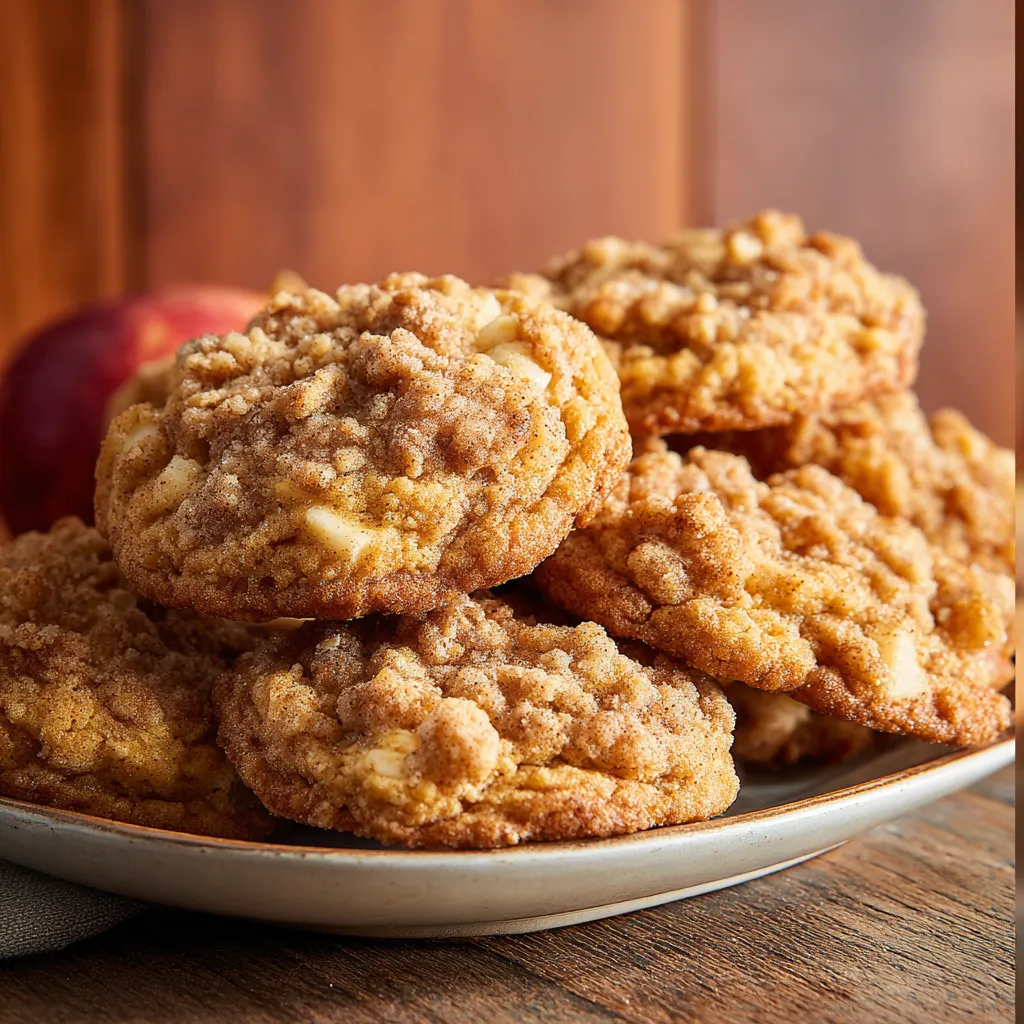 APPLE CRUMB COOKIES: HEAVENLY!