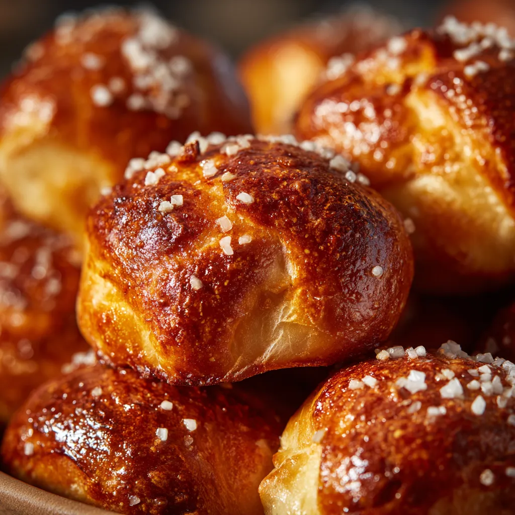 EASIEST SOFT PRETZEL BITES EVER