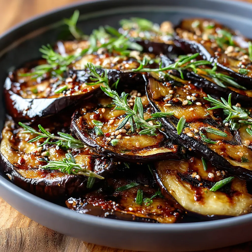 GRILLED JAPANESE EGGPLANT HEAVEN