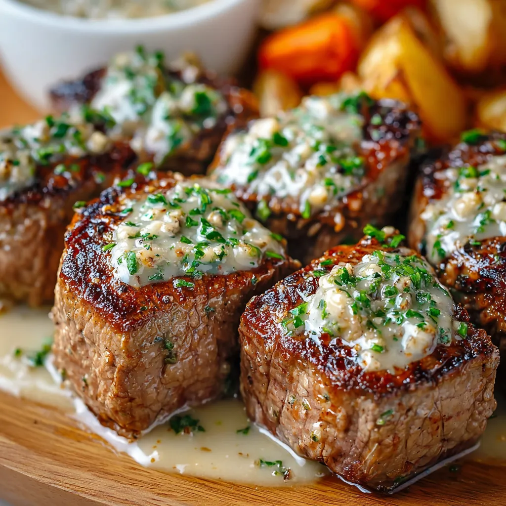 Juicy garlic butter steak, cooked to perfection, promises the best steak experience ever.