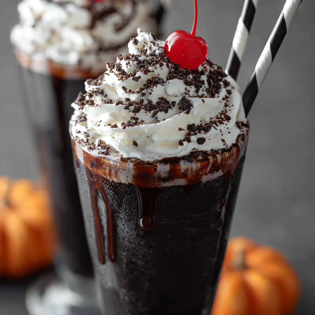 SPOOKY GOOD BLACK MILKSHAKE