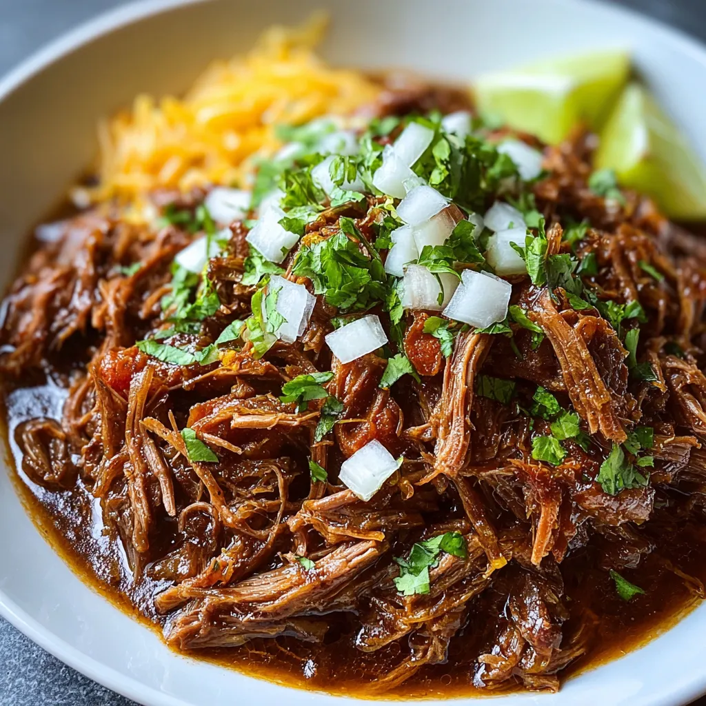 Close-up view of the rich, simmering sauce in a pot for a delicious Sunday Slow Cooker Beef Ragu Dinner.
