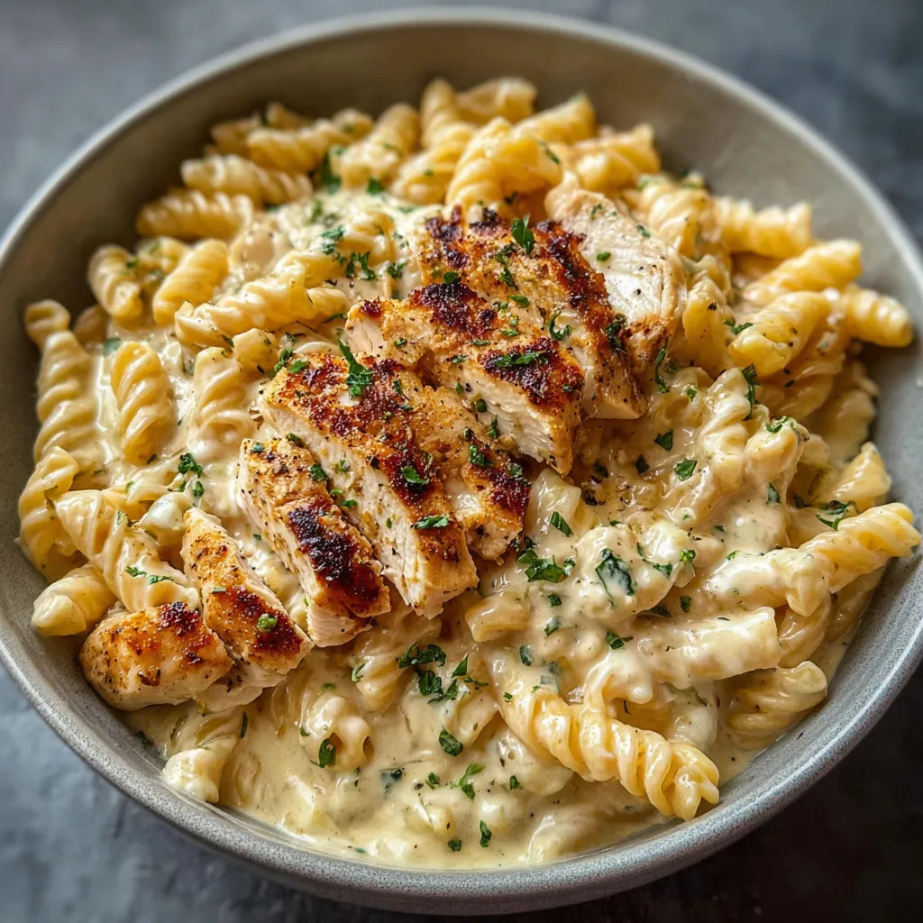 BEST BOURSIN CHICKEN PASTA EVER