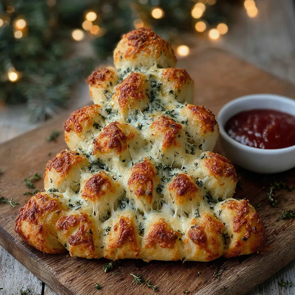 BEST CHEESY CHRISTMAS TREE BREAD