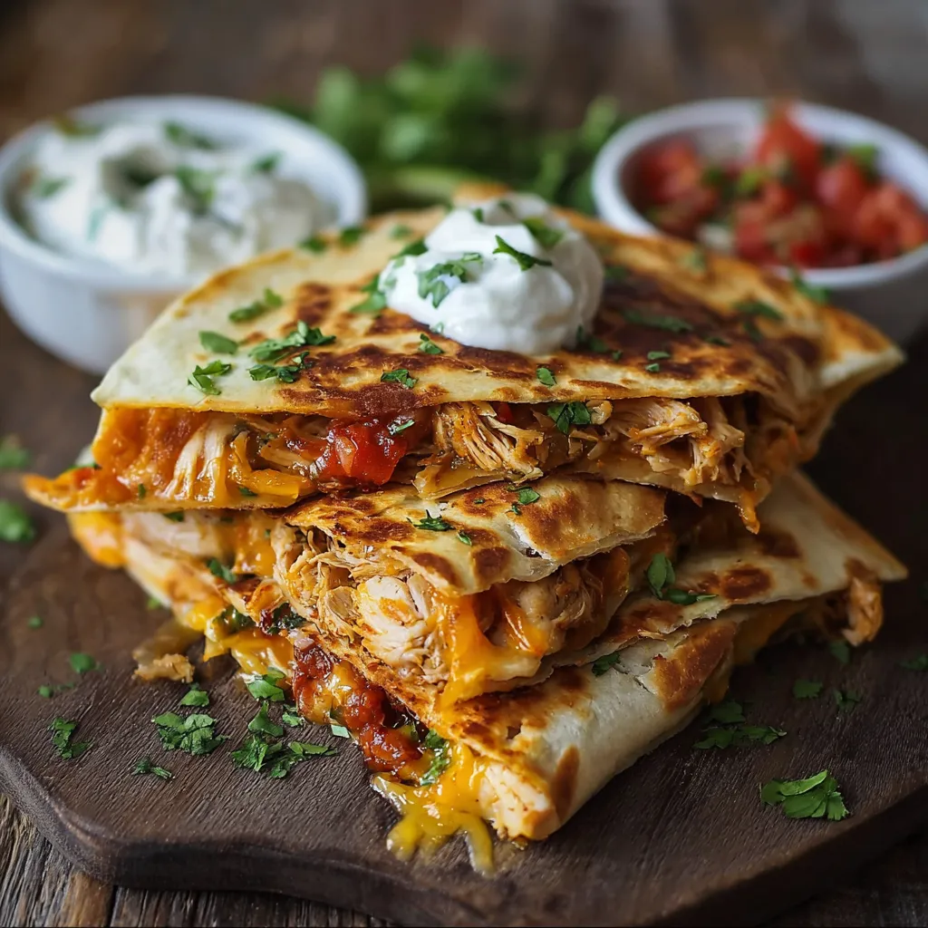 BEST CHICKEN QUESADILLA EVER