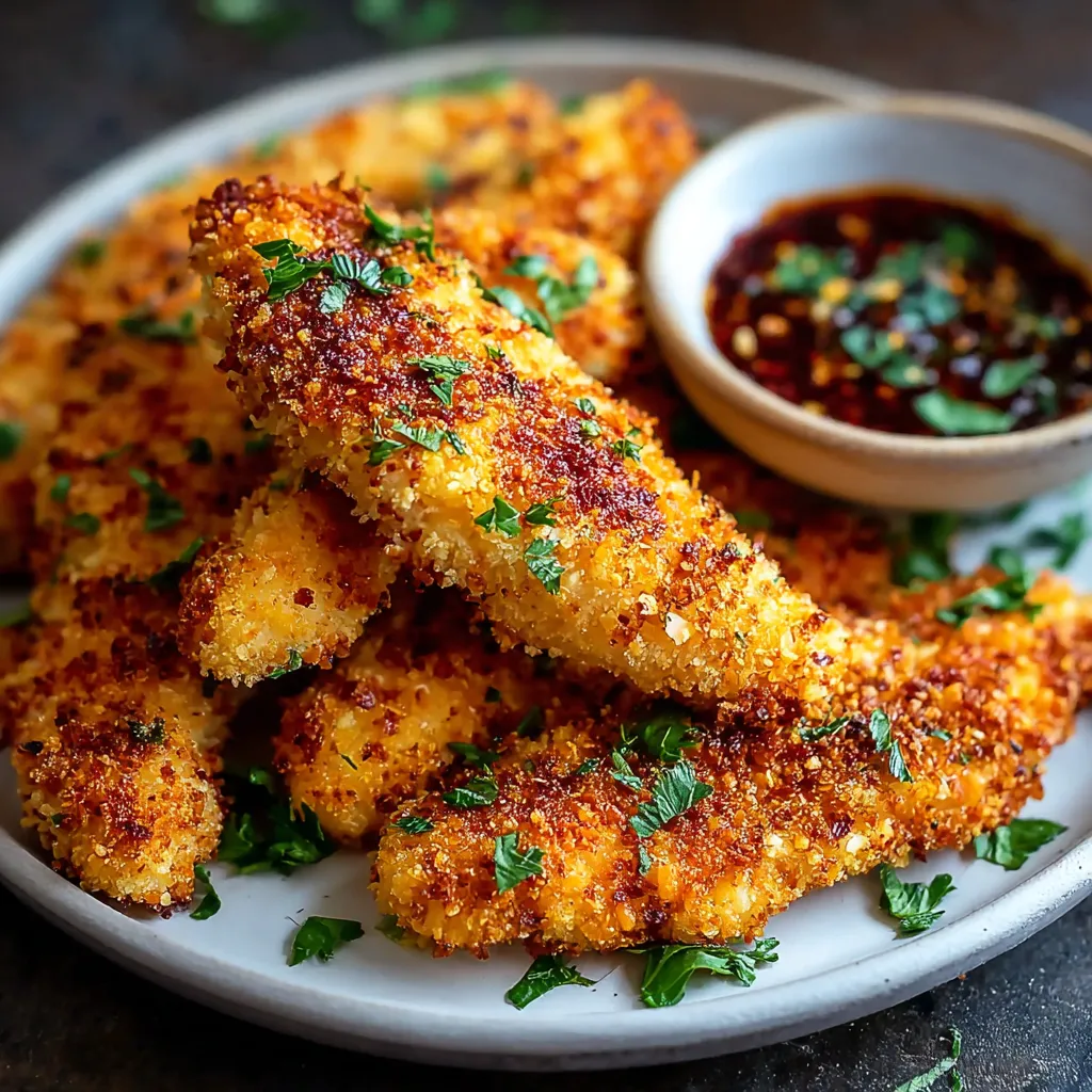 BEST CRISPY BAKED CHICKEN TENDERS
