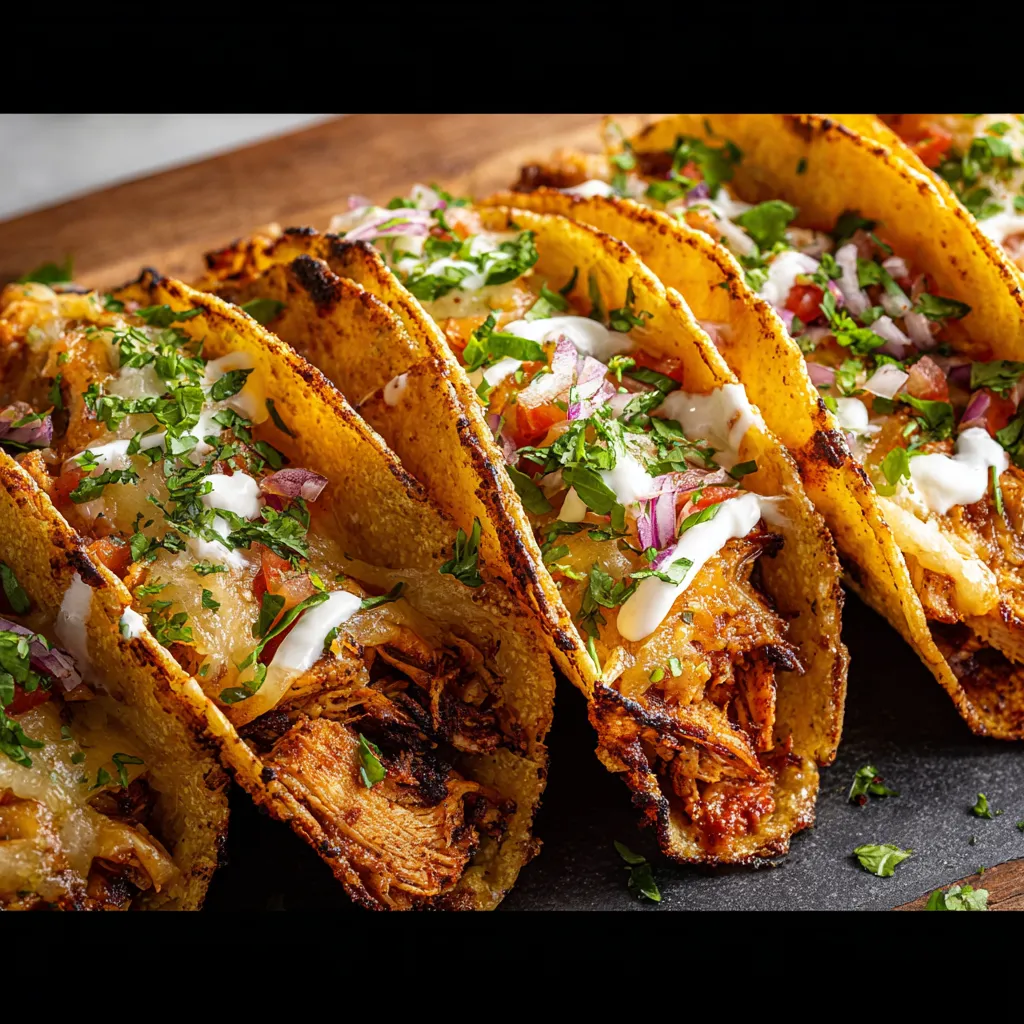 BEST MINI BAKED CHICKEN TACOS