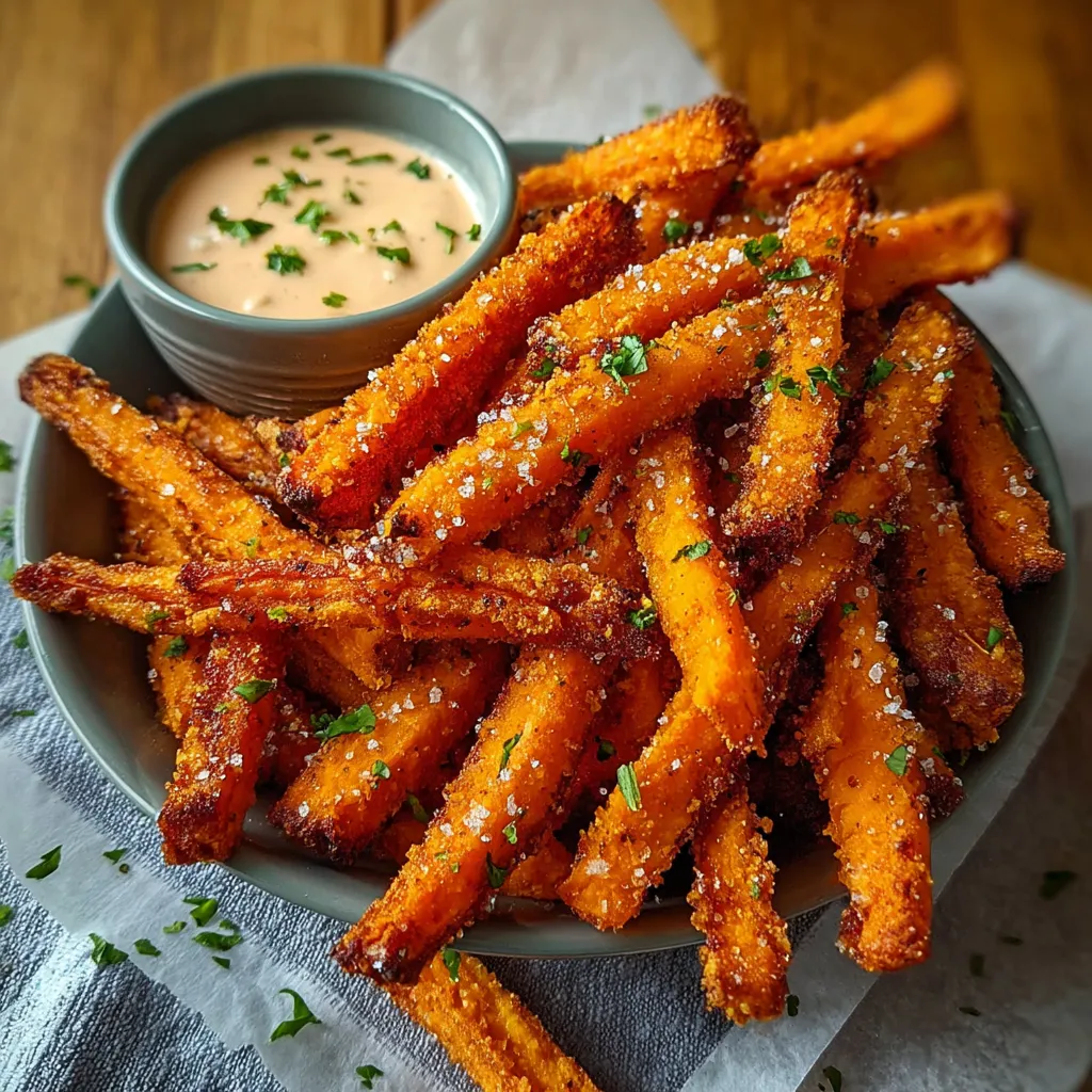 BEST OVEN-BAKED SWEET POTATO FRIES