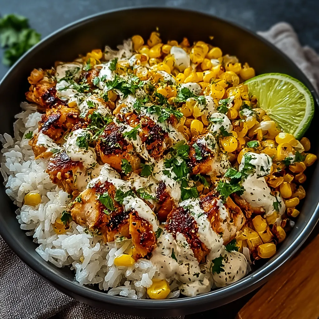 BEST STREET CORN CHICKEN RICE BOWL