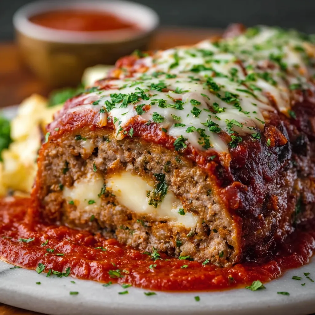 BEST STUFFED ITALIAN MEATLOAF DINNER