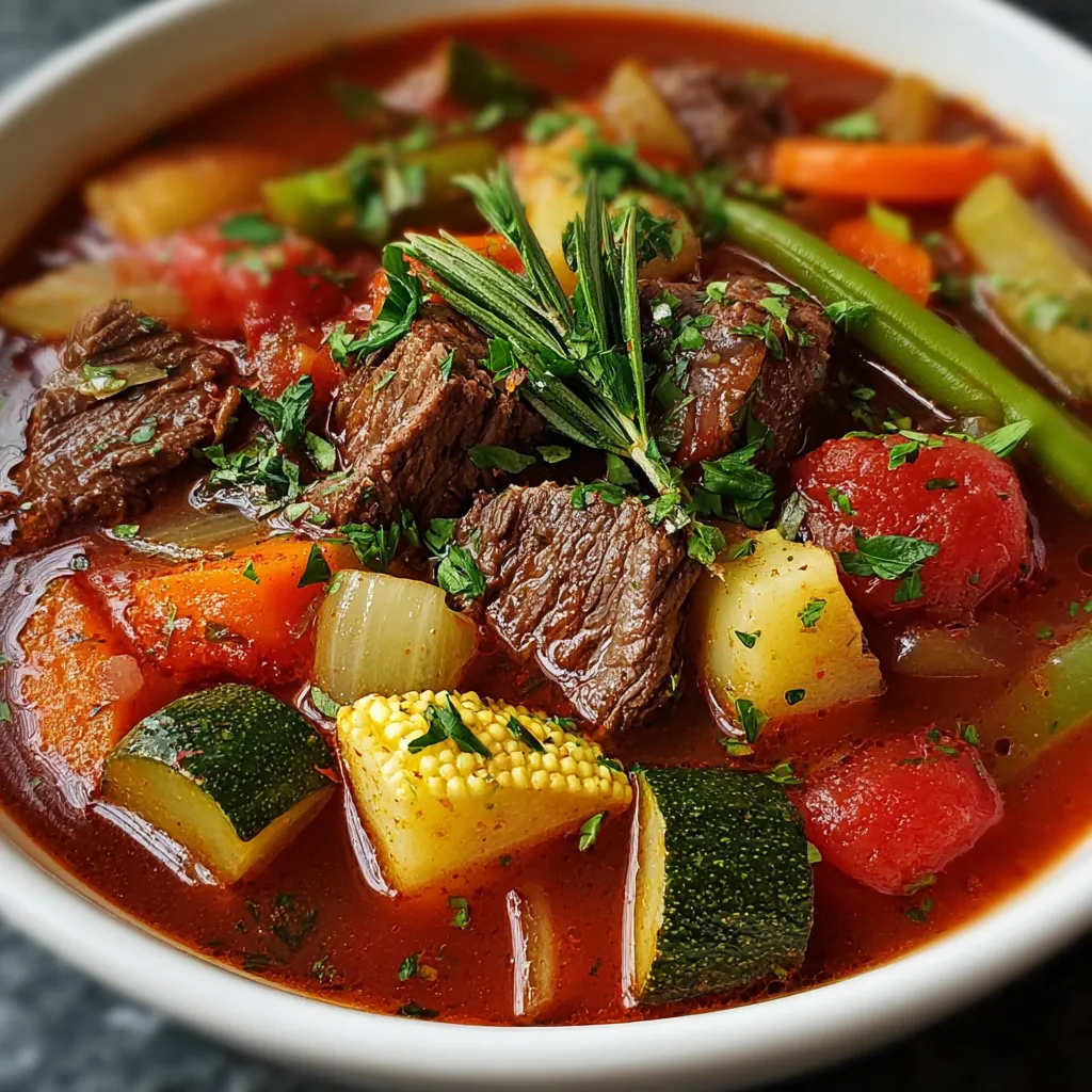 BEST VEGETABLE BEEF SOUP