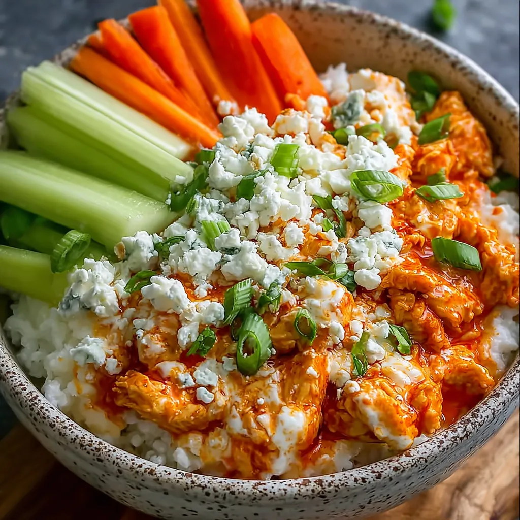 BUFFALO CHICKEN COTTAGE CHEESE BOWL ULTIMATE