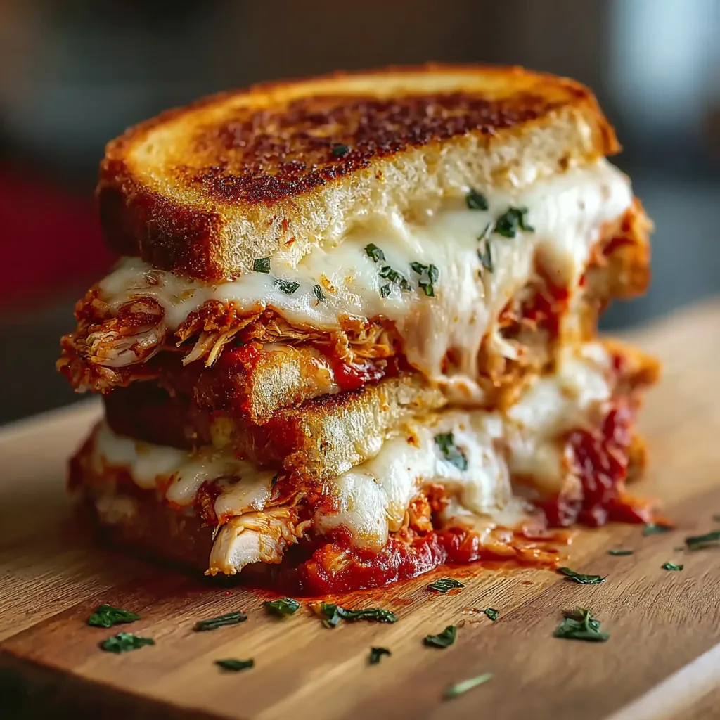 CHICKEN PARMESAN GRILLED CHEESE SANDWICH ULTIMATE