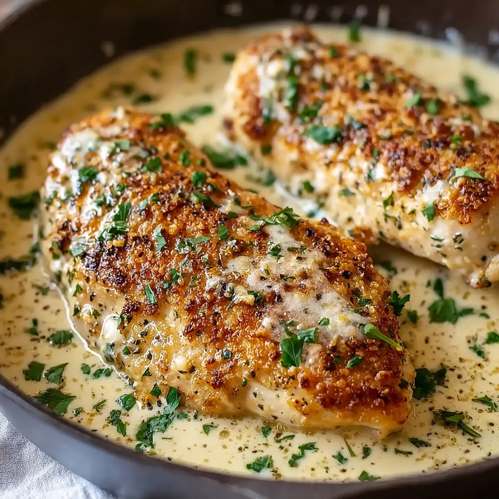 CREAMY GARLIC PARMESAN CHICKEN BEST