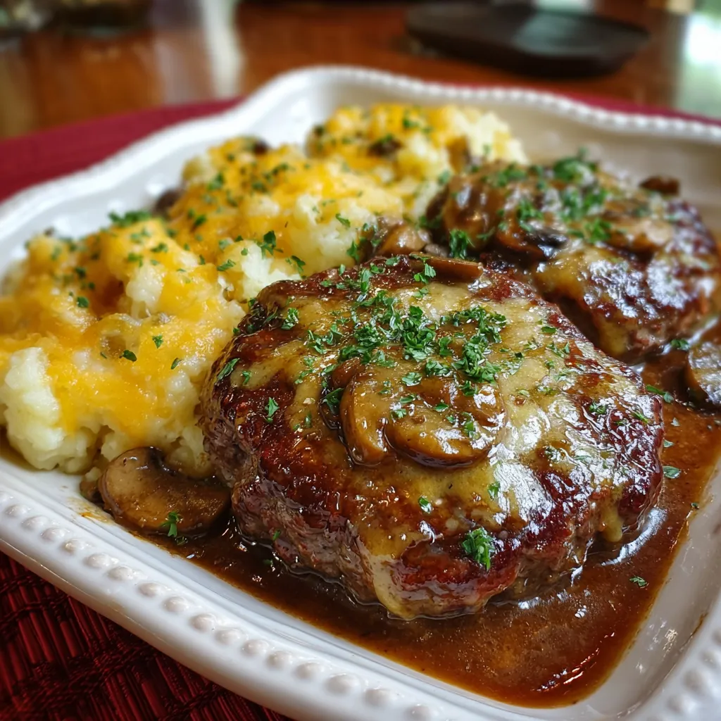 EASY AMISH HAMBURGER STEAK BAKE