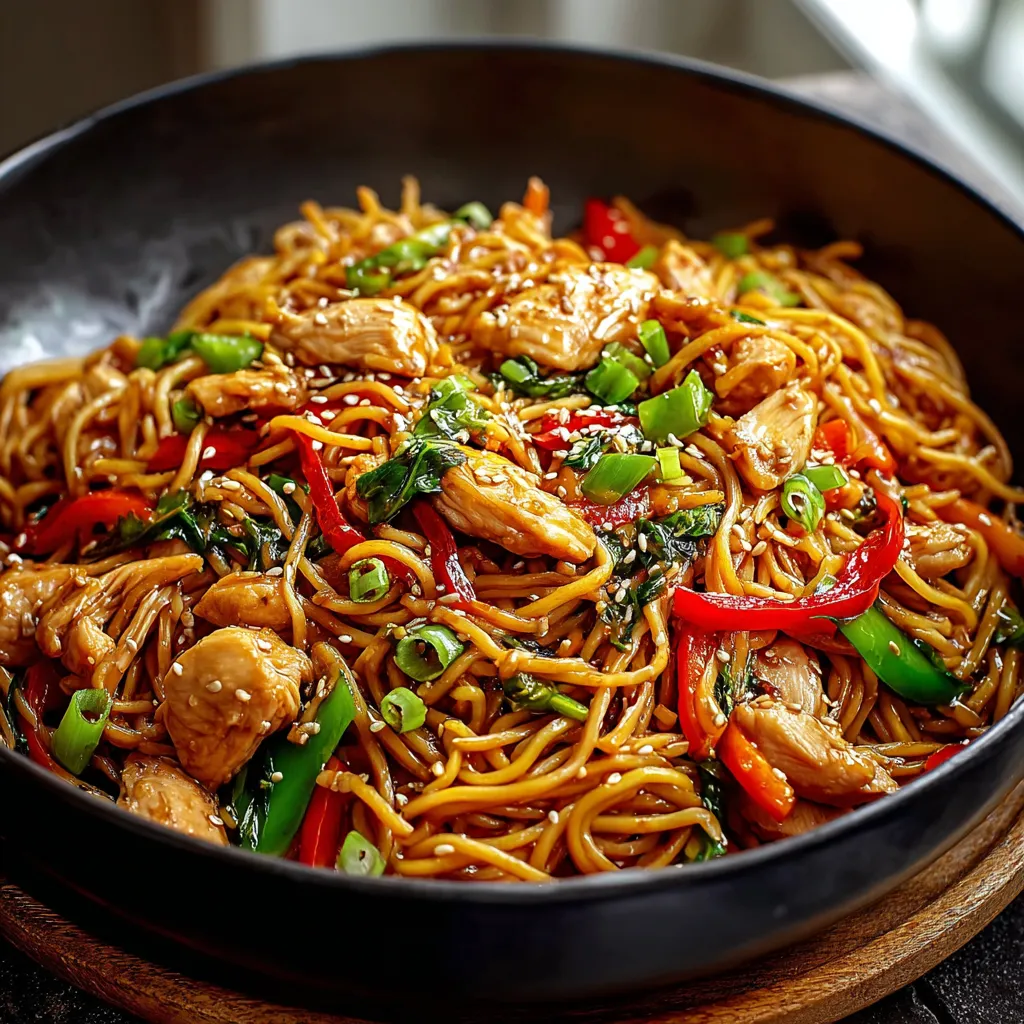 EASY CHICKEN LO MEIN RECIPE