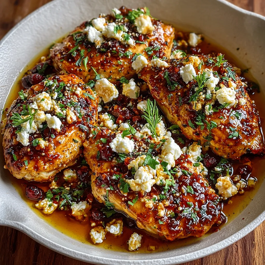 EASY HOT HONEY FETA CHICKEN