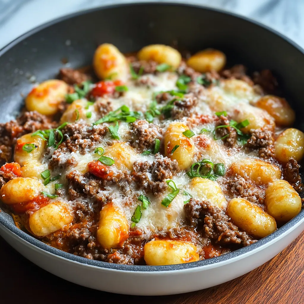 GROUND BEEF GNOCCHI BEST RECIPE