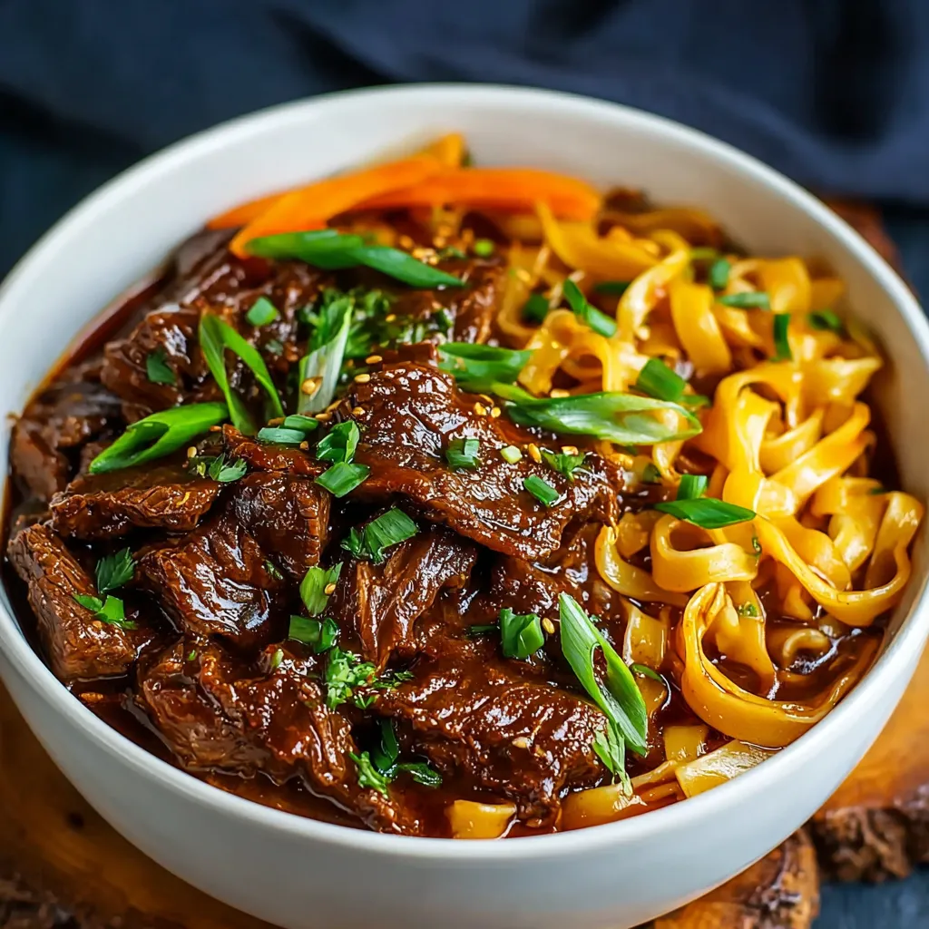 SLOW COOKER KOREAN BEEF NOODLES BEST
