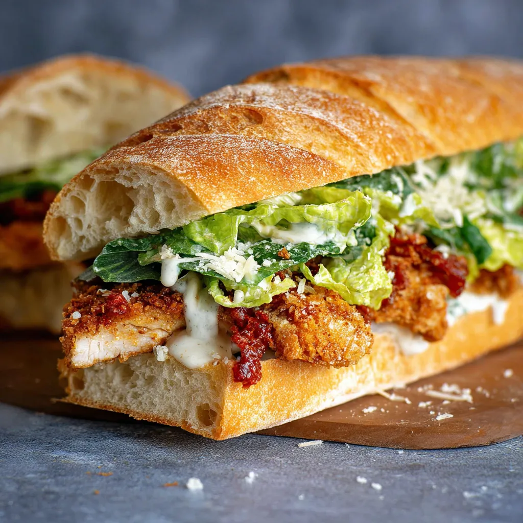 ULTIMATE CHICKEN CAESAR SANDWICH
