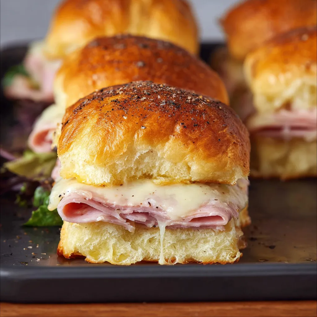 ULTIMATE HAM AND HAVARTI CHEESE SLIDERS