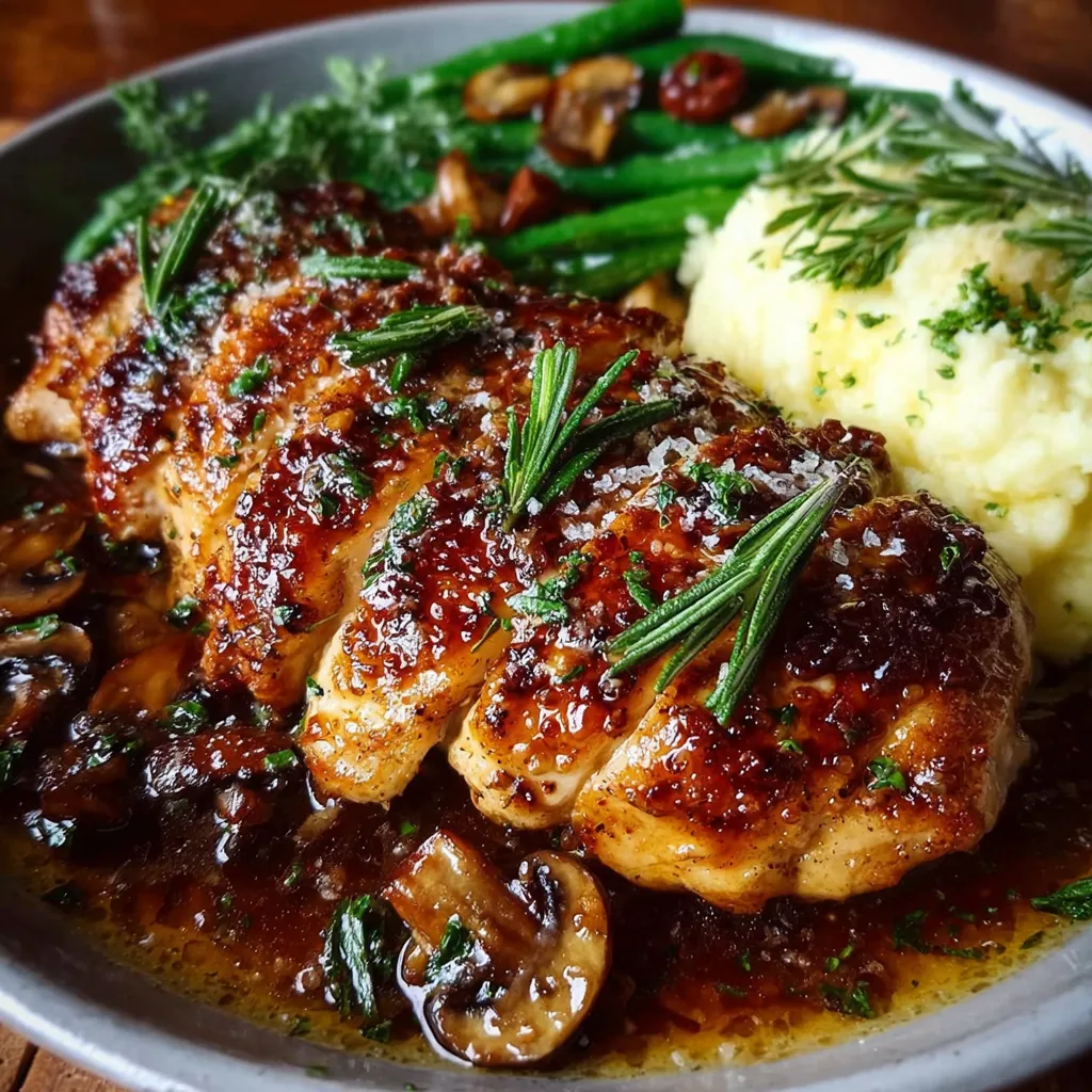 Close-up showcasing a delicious plate of Steakhouse Chicken, a highlight from the recipe article.