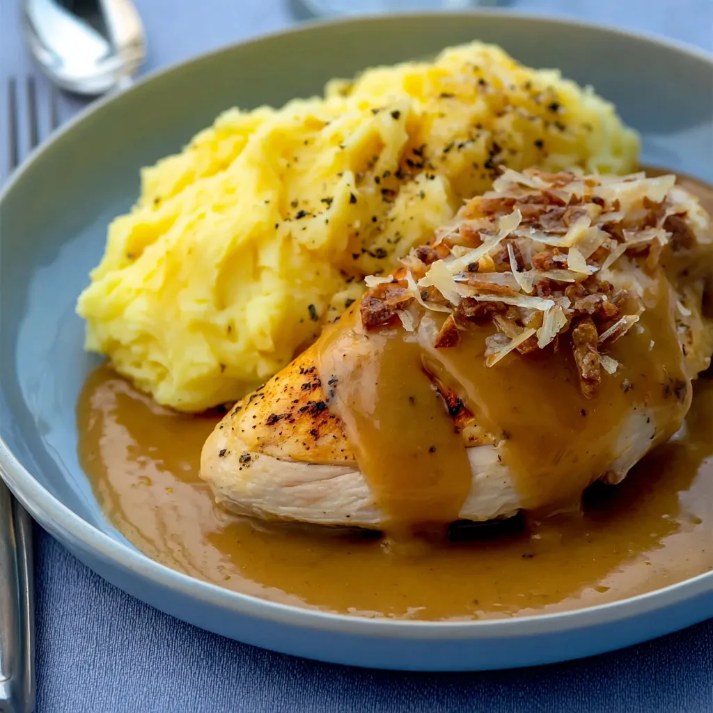 BEST CHICKEN AND GARLIC GRAVY