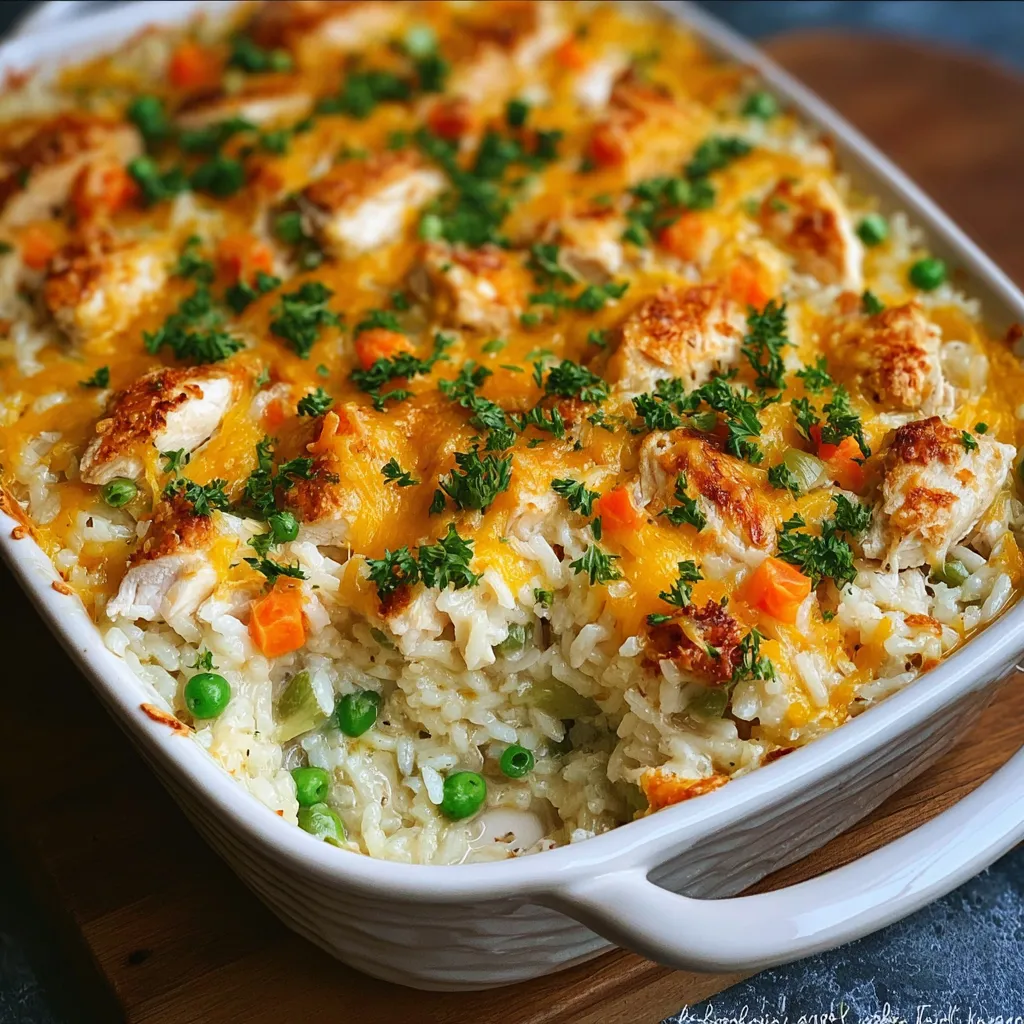 BEST CHICKEN AND RICE CASSEROLE