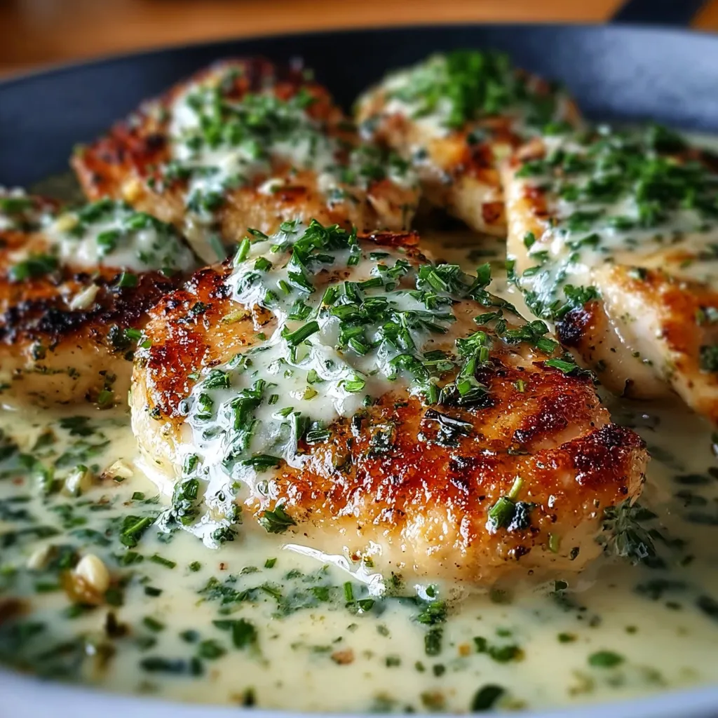BEST CHICKEN WITH BOURSIN GARLIC SAUCE