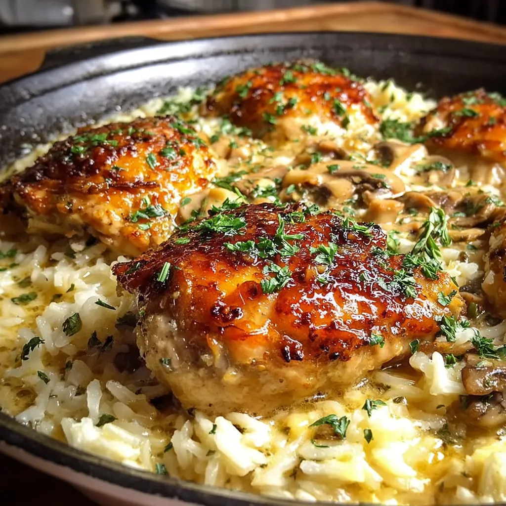 BEST SMOTHERED CHICKEN AND RICE