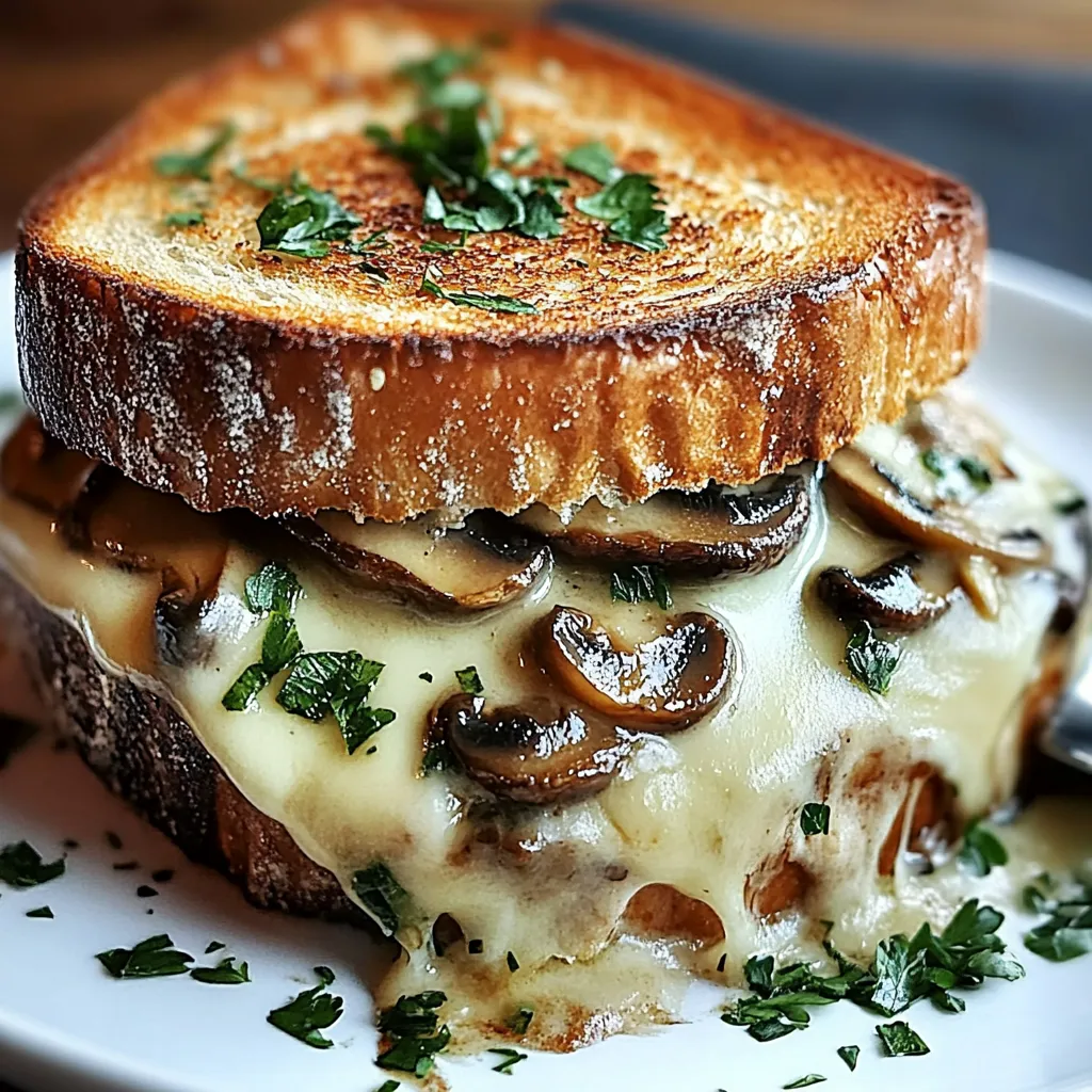 BEST SWISS MUSHROOM MELT SANDWICH