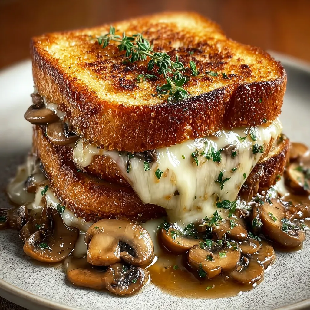 BEST SWISS MUSHROOM MELT SANDWICH