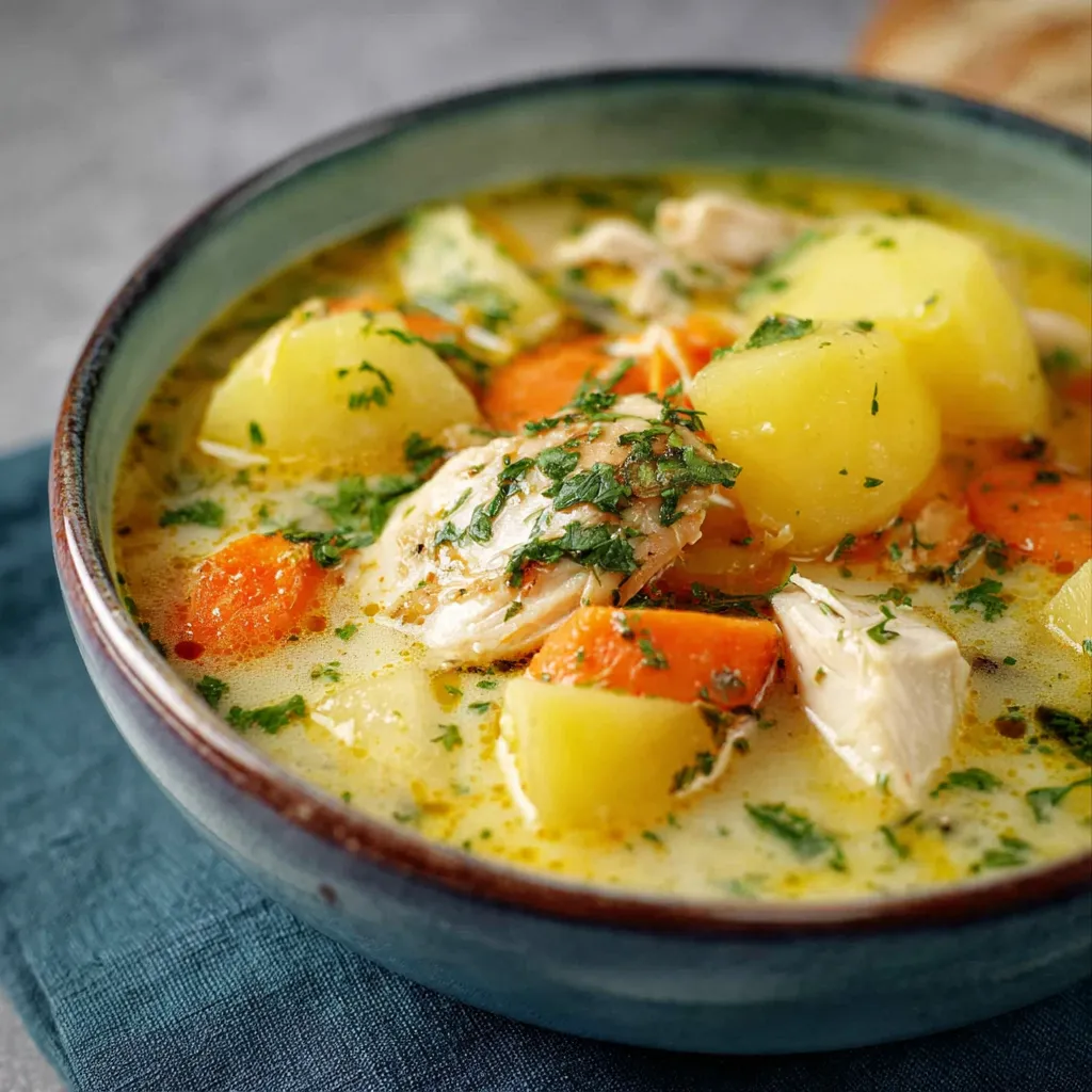 EASY CHICKEN SOUP WITH POTATOES