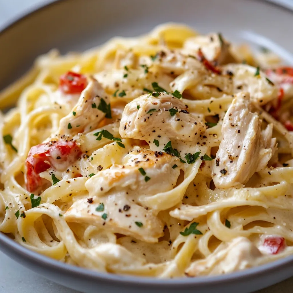 EASY CREAMY CHICKEN PASTA PERFECT
