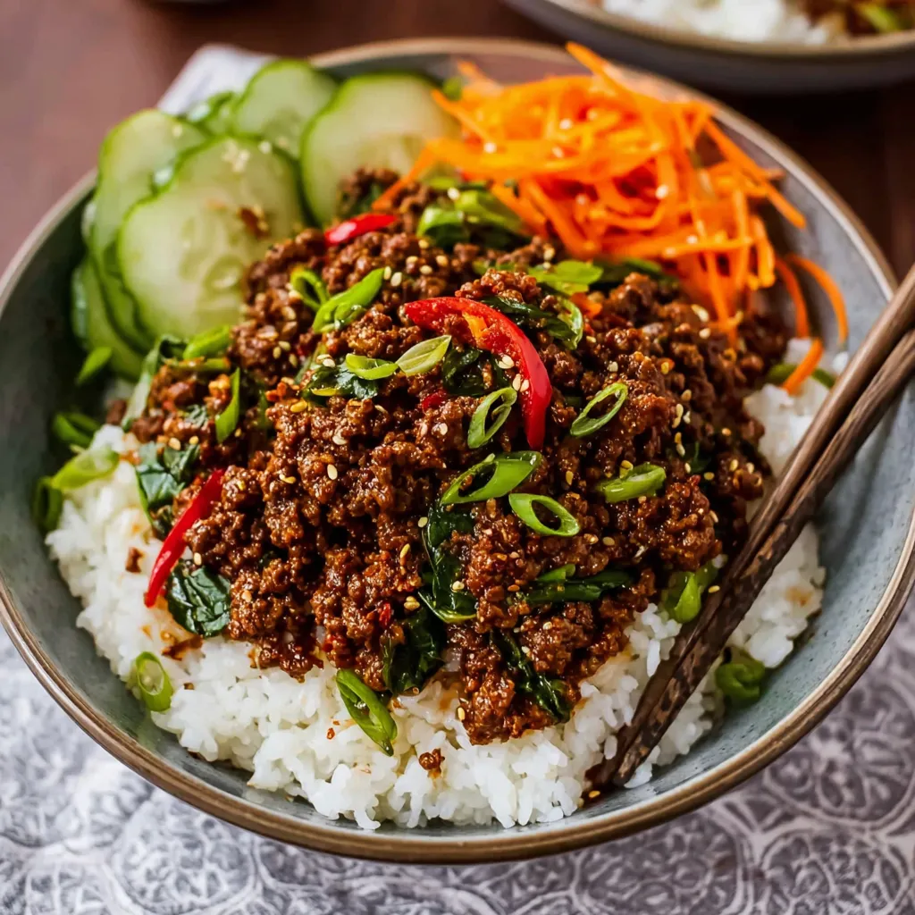 EASY KOREAN GROUND BEEF BULGOGI