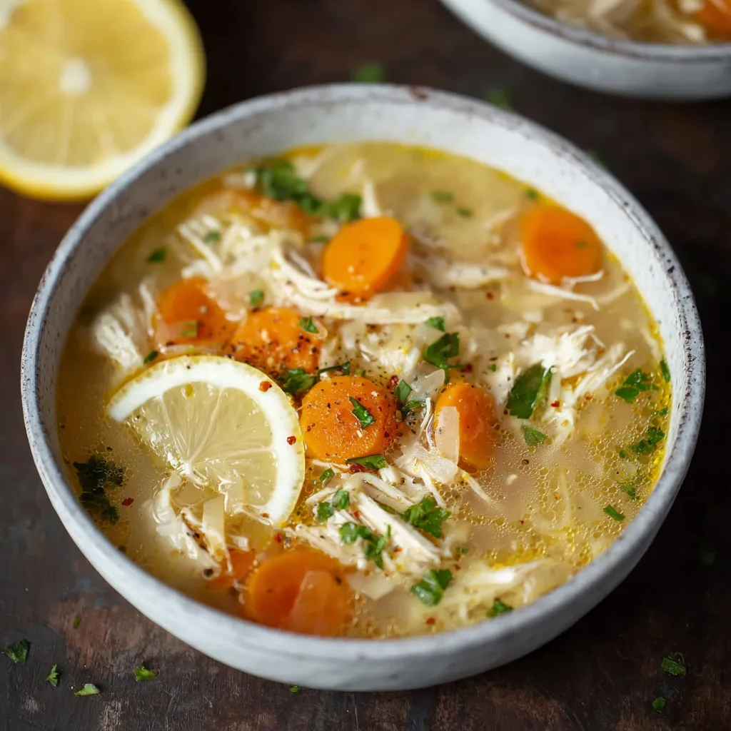 EASY LEMON CHICKEN SOUP