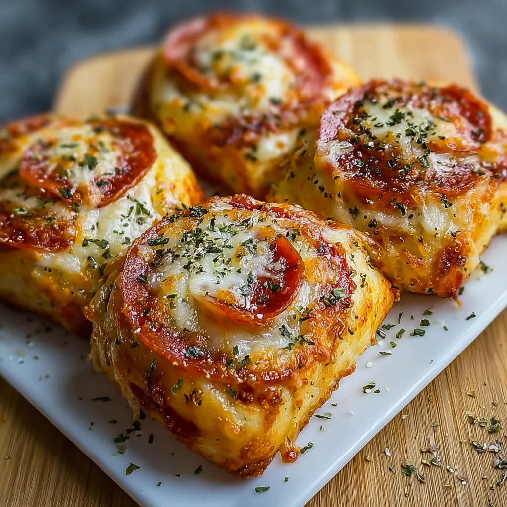 EASY PEPPERONI PIZZA ROLLS