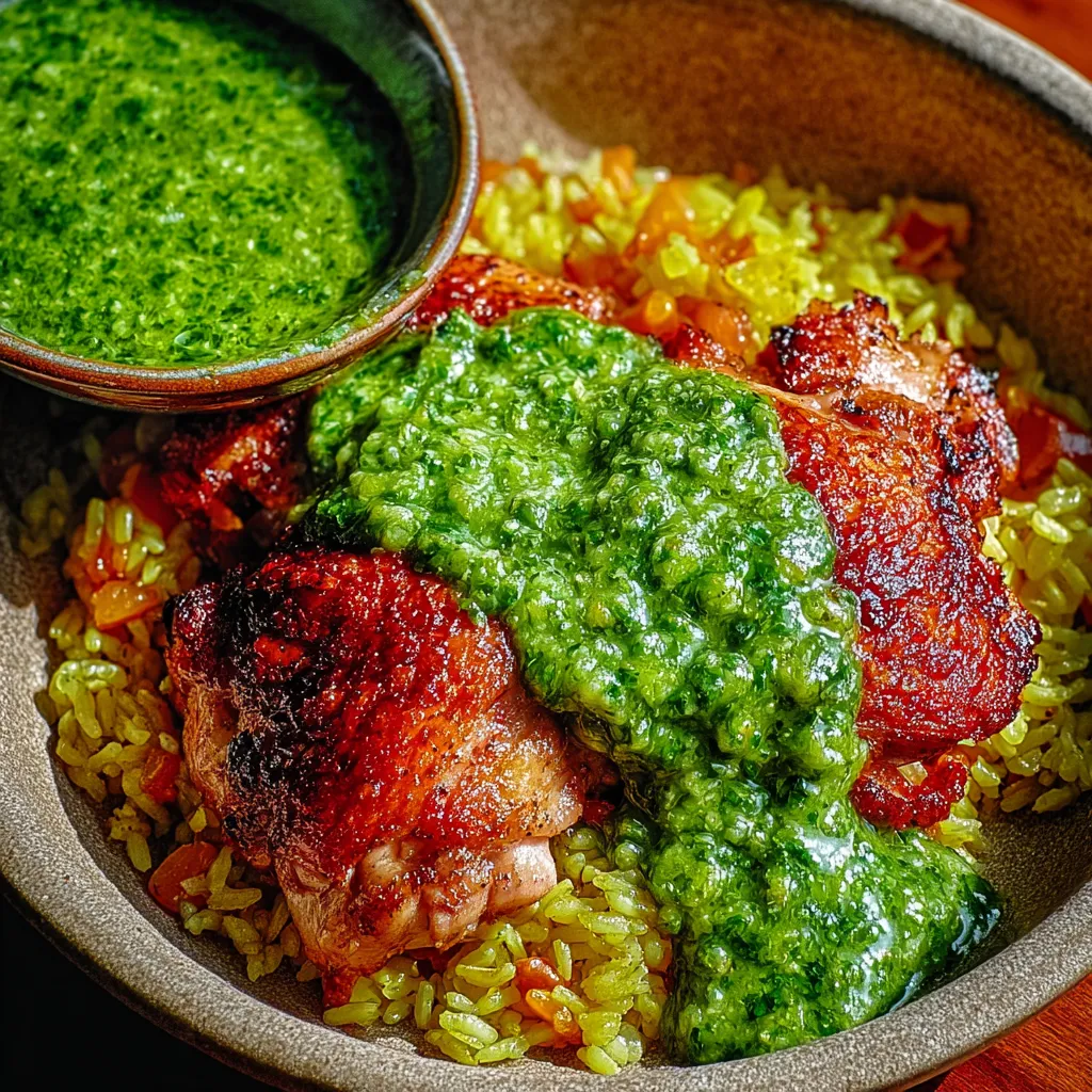 EASY PERUVIAN CHICKEN AND RICE