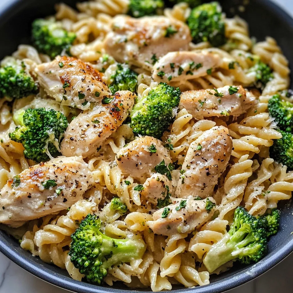 EASY ROTISSERIE CHICKEN BROCCOLI PASTA