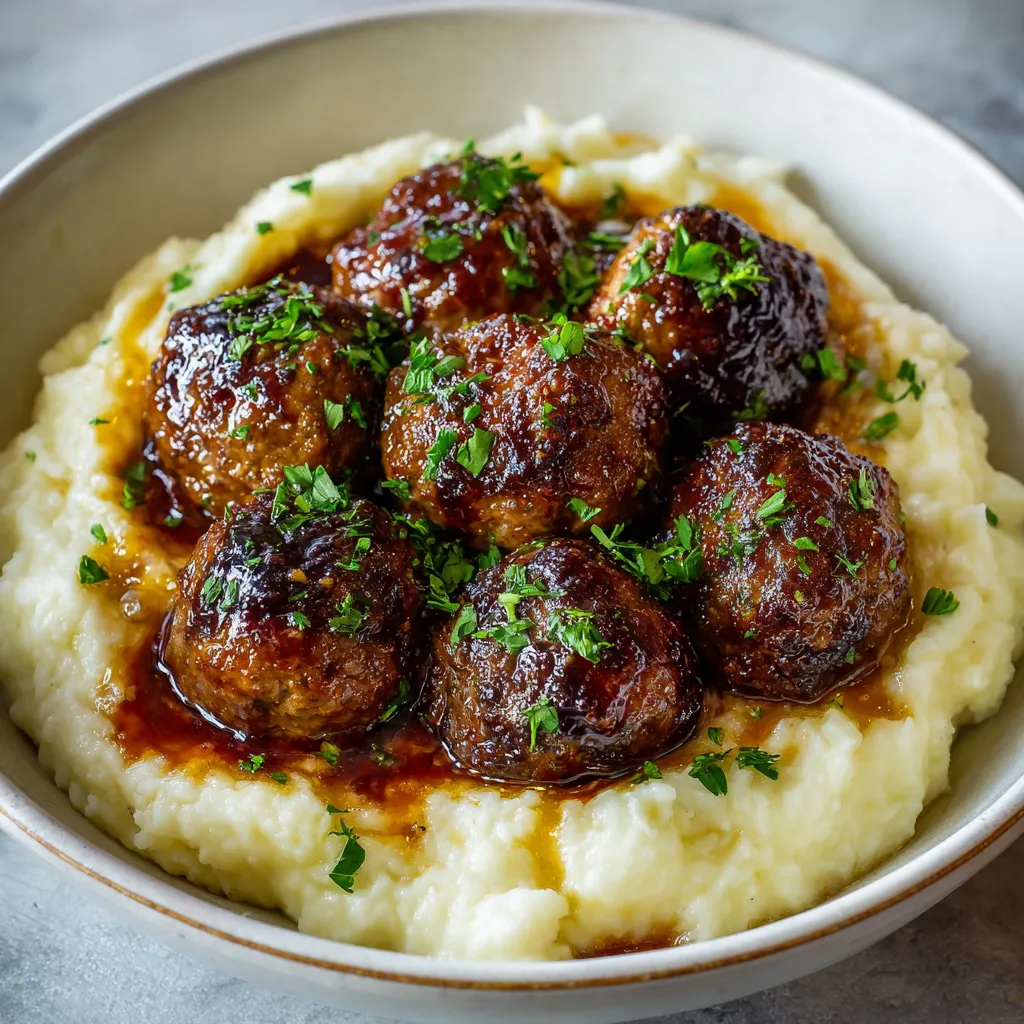 EASY SALISBURY STEAK MEATBALLS