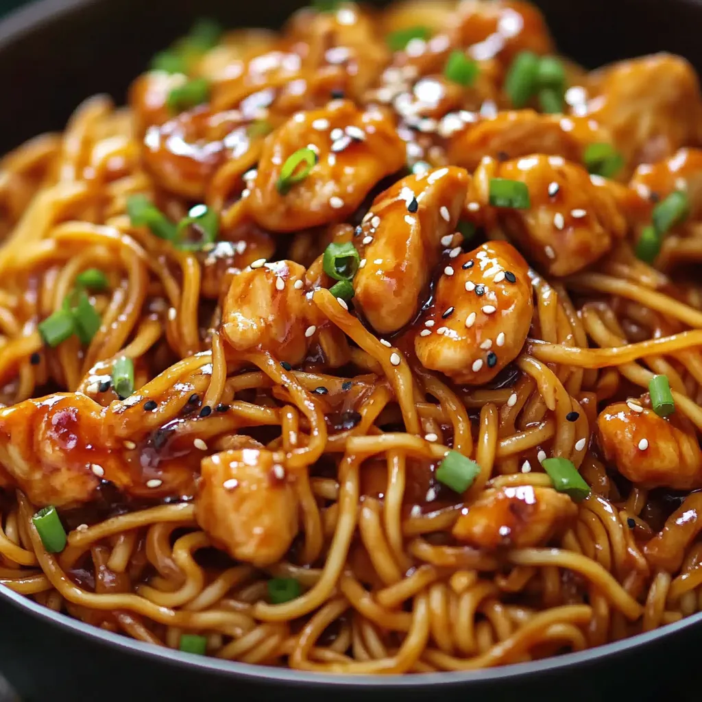 GARLIC CHICKEN NOODLES EASY PERFECT