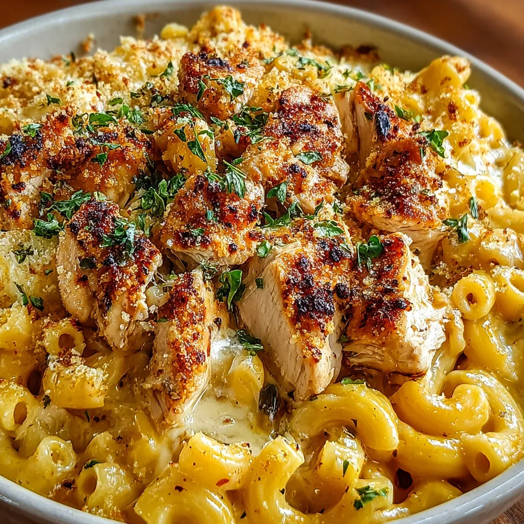 IRRESISTIBLE HONEY PEPPER CHICKEN MAC AND CHEESE