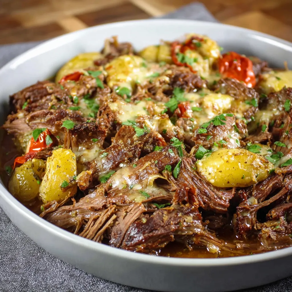 LOW CARB SLOW COOKER ITALIAN BEEF TASTIEST DINNER RECIPE PERFECT