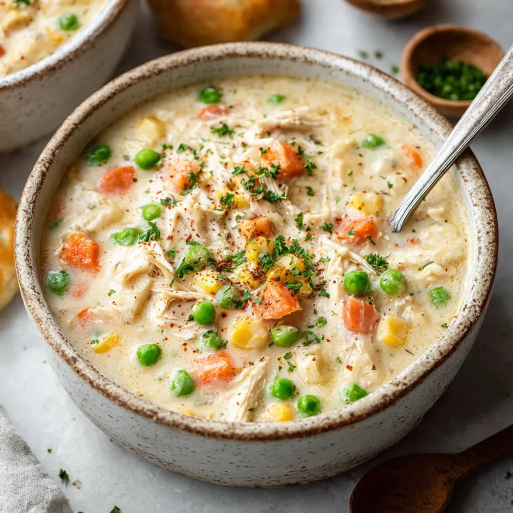 PERFECT CHICKEN POT PIE SOUP