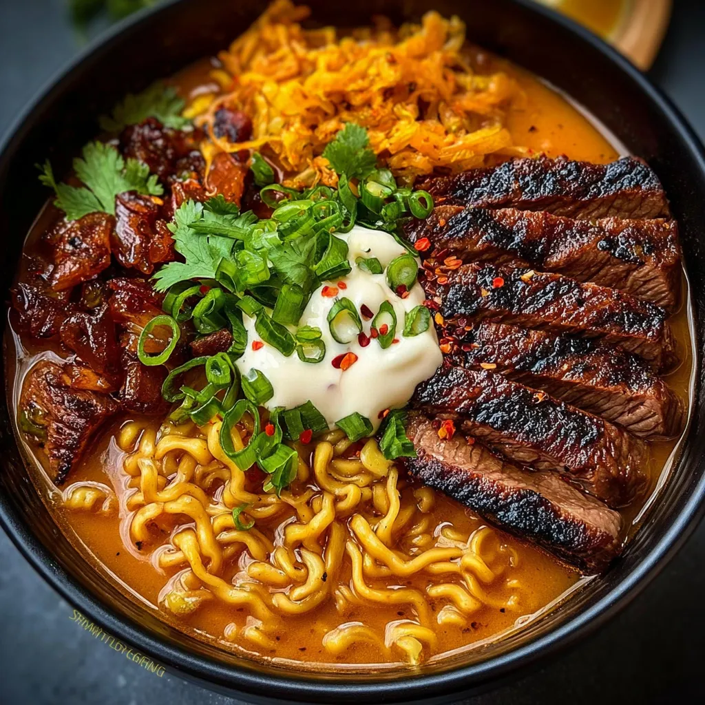 PERFECT KOREAN BBQ STEAK RAMEN