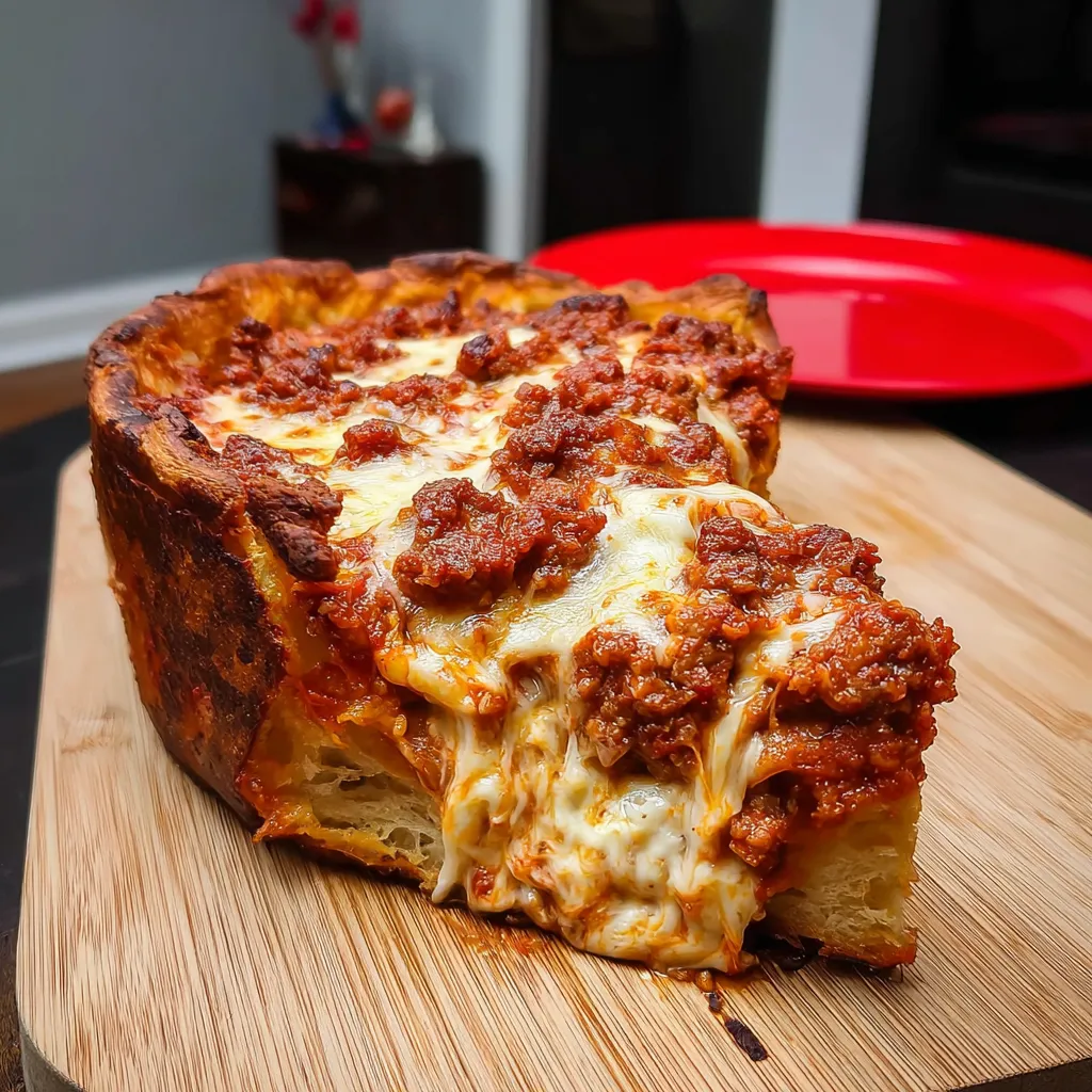 ULTIMATE CHICAGO-STYLE DEEP DISH PIZZA