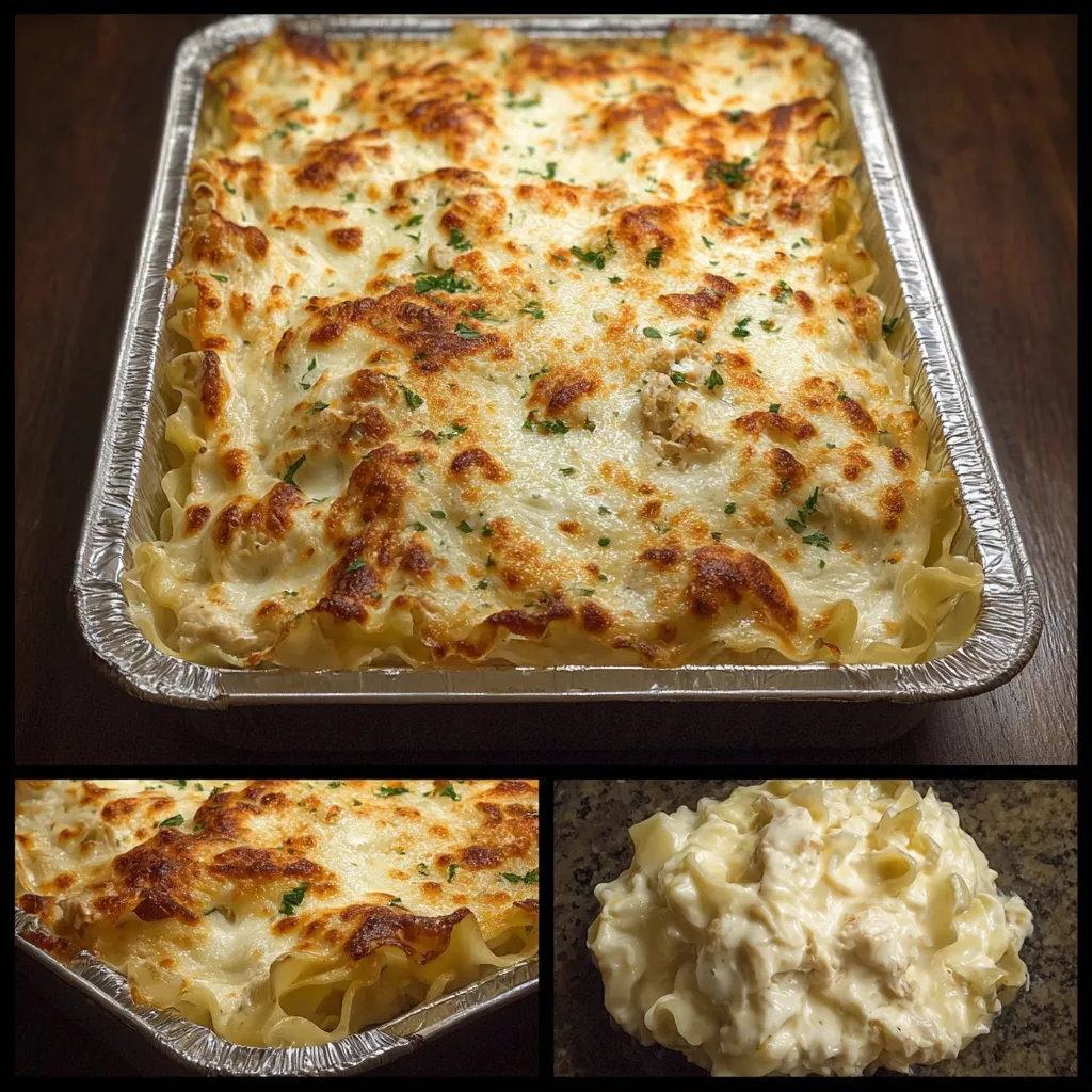 ULTIMATE CHICKEN ALFREDO LASAGNA