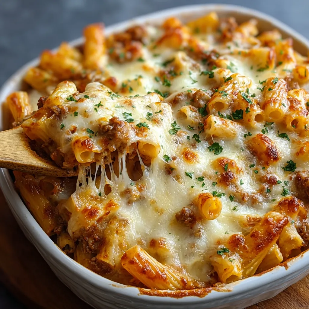 ULTIMATE CREAMY BAKED ZITI